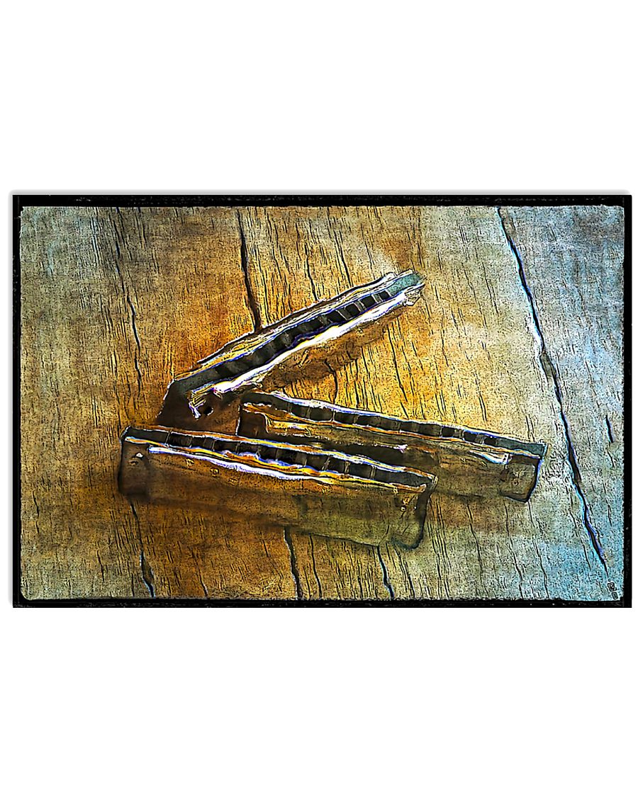 Harmonica Art Print 17x11 Poster