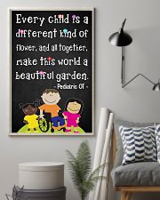 OT Pediatric Every Child Is A Different Of Flower 11x17 Poster lifestyle-poster-1