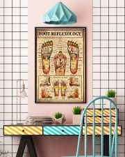Massage Therapist Foot Reflexology 11x17 Poster lifestyle-poster-6