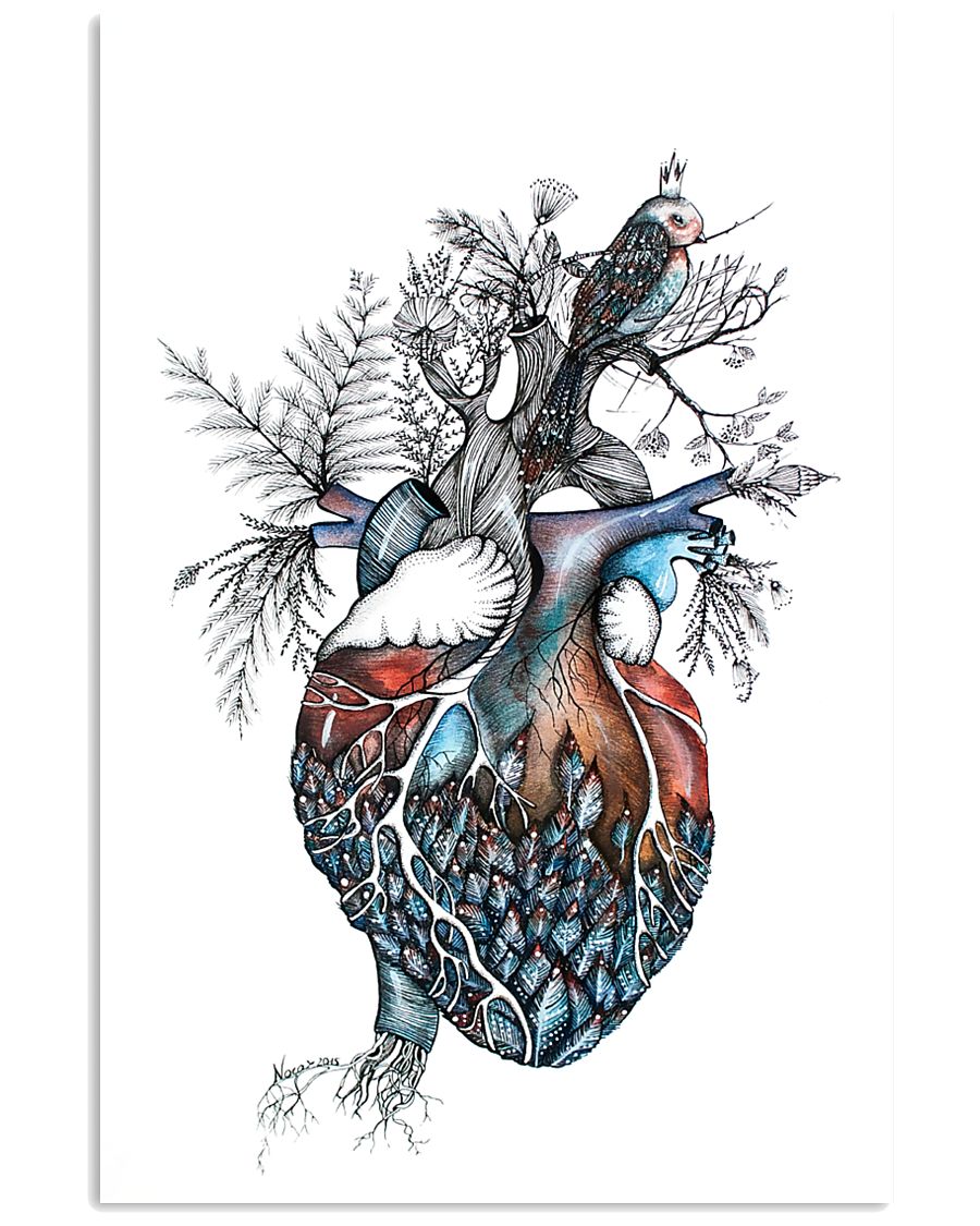 Cardiologist Art Tree Human Heart 11x17 Poster