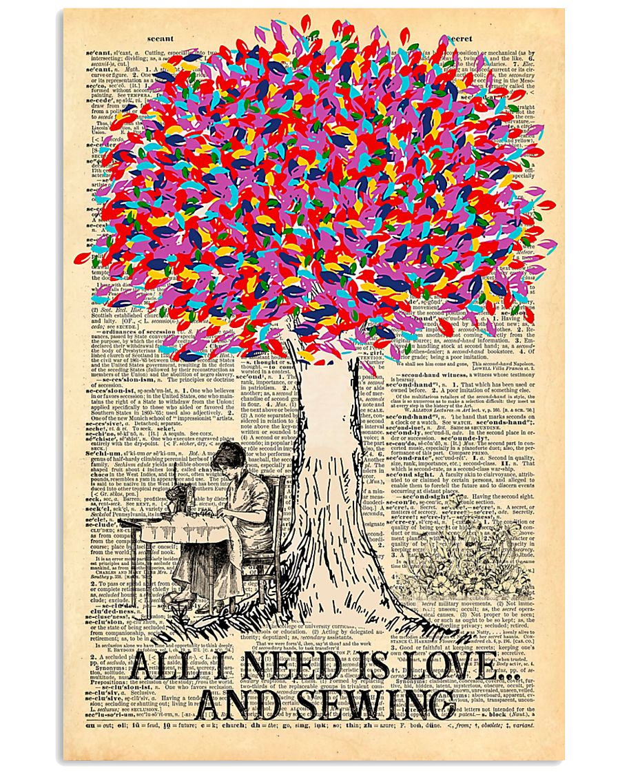 All I Need Is Love And Sewing 11x17 Poster