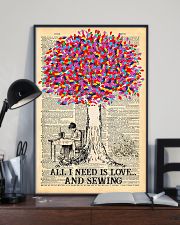 All I Need Is Love And Sewing 11x17 Poster lifestyle-poster-2