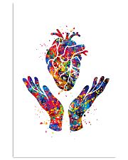 Cardiologist Heart Health Watercolor 11x17 Poster front
