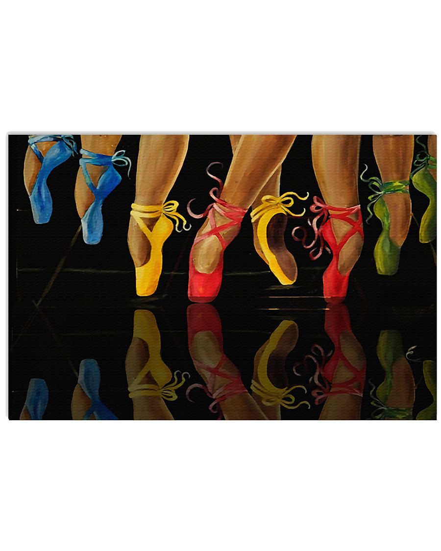 Ballet Dancers With Skilled Legs 17x11 Poster