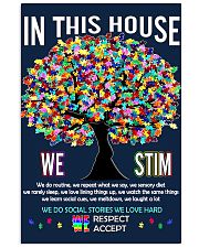 Autism awareness in this house 11x17 Poster front