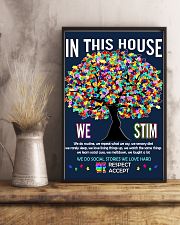 Autism awareness in this house 11x17 Poster lifestyle-poster-3