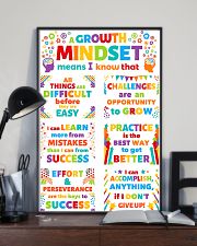 Growth Mindset Colorful Teacher 11x17 Poster lifestyle-poster-2
