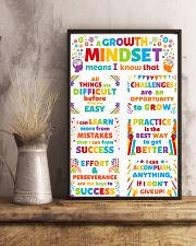 Growth Mindset Colorful Teacher 11x17 Poster lifestyle-poster-3