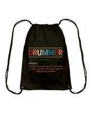 Drummer Vintage Drawstring Bag thumbnail