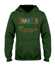 Drummer Vintage Hooded Sweatshirt thumbnail