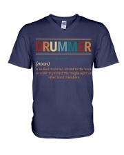 Drummer Vintage V-Neck T-Shirt thumbnail