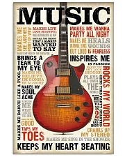 Vintage Terms Music Guitar 11x17 Poster front