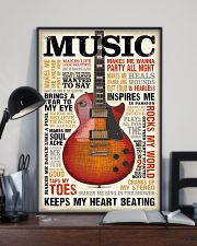 Vintage Terms Music Guitar 11x17 Poster lifestyle-poster-2
