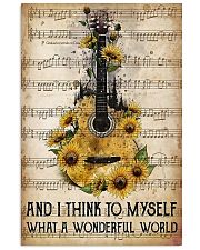 Wonderful World Guitar 11x17 Poster front