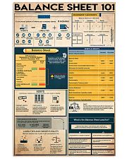 Accountant Balance Sheet 101 11x17 Poster front