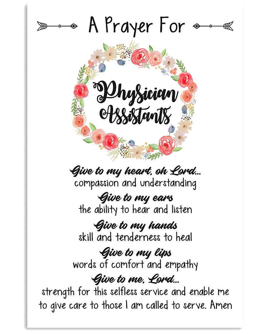 A prayer for Physician Assistants 11x17 Poster