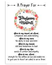 A prayer for Physician Assistants 11x17 Poster front