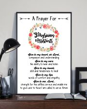 A prayer for Physician Assistants 11x17 Poster lifestyle-poster-2