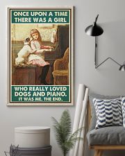 Pianist A Girl Who Really Loved Dogs And Piano 11x17 Poster lifestyle-poster-1
