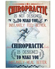 Chiropractor makes you heal better 11x17 Poster front