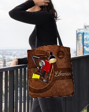 Librarian Gift All-over Tote aos-all-over-tote-lifestyle-front-05
