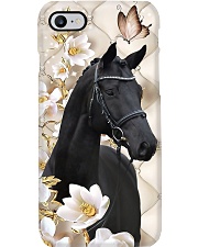 Horse Girl - Black Horse Phone Case i-phone-7-case