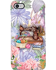 Sewing Purple Flower Machine Phone Case i-phone-7-case