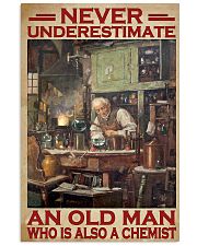 Chemistry Never Underestimate An Old Man 11x17 Poster front