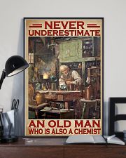 Chemistry Never Underestimate An Old Man 11x17 Poster lifestyle-poster-2