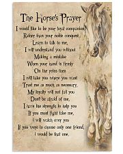 The Horse's Prayer Horse Girl's Gift 11x17 Poster front