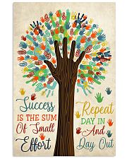 Teacher Success Is The Sum Of Small Effort 11x17 Poster front