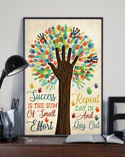 Teacher Success Is The Sum Of Small Effort 11x17 Poster lifestyle-poster-2