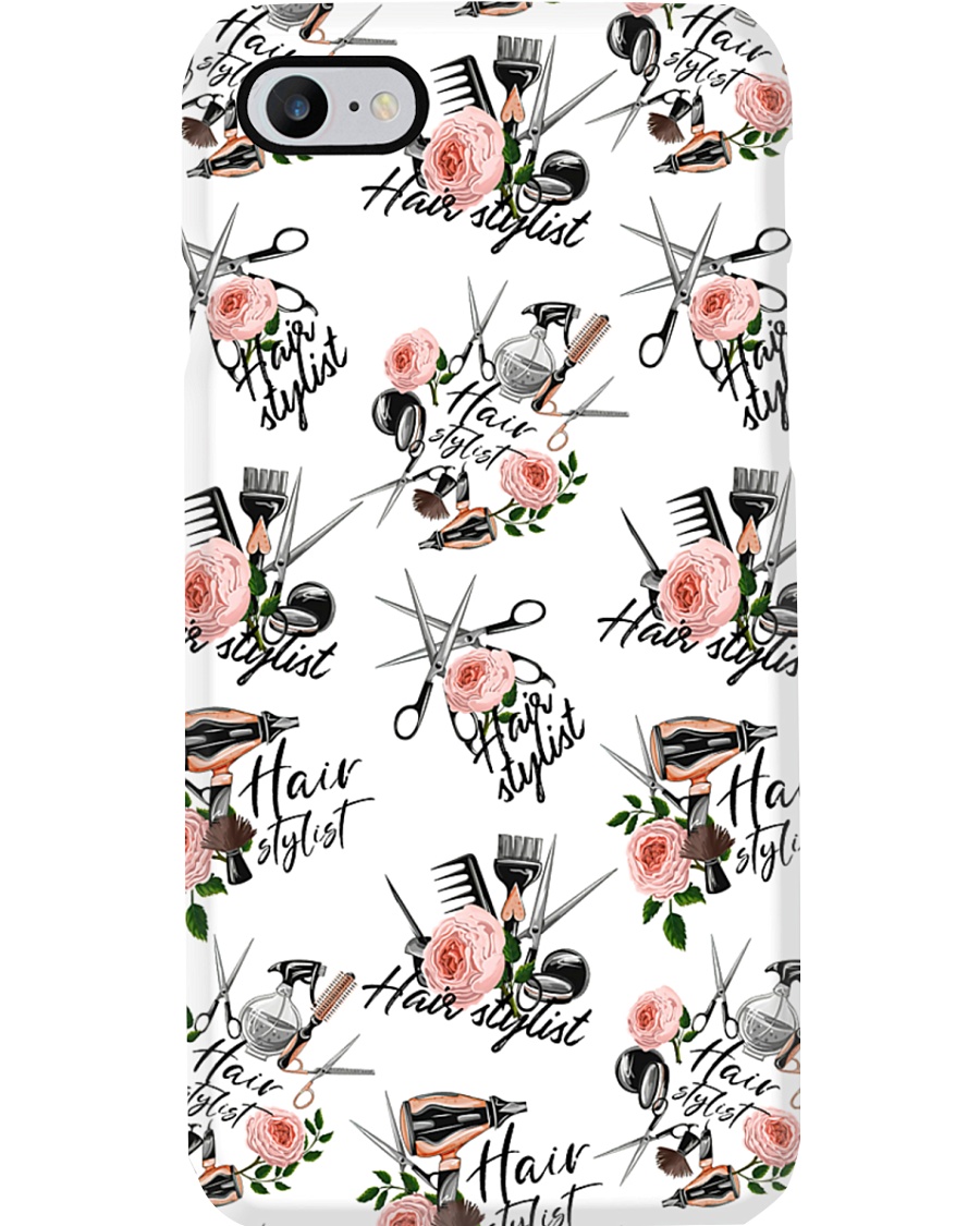 Hairstylist Pattern Hairdresser Phone Case