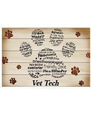 Veterinary technician Vet Tech 17x11 Poster front