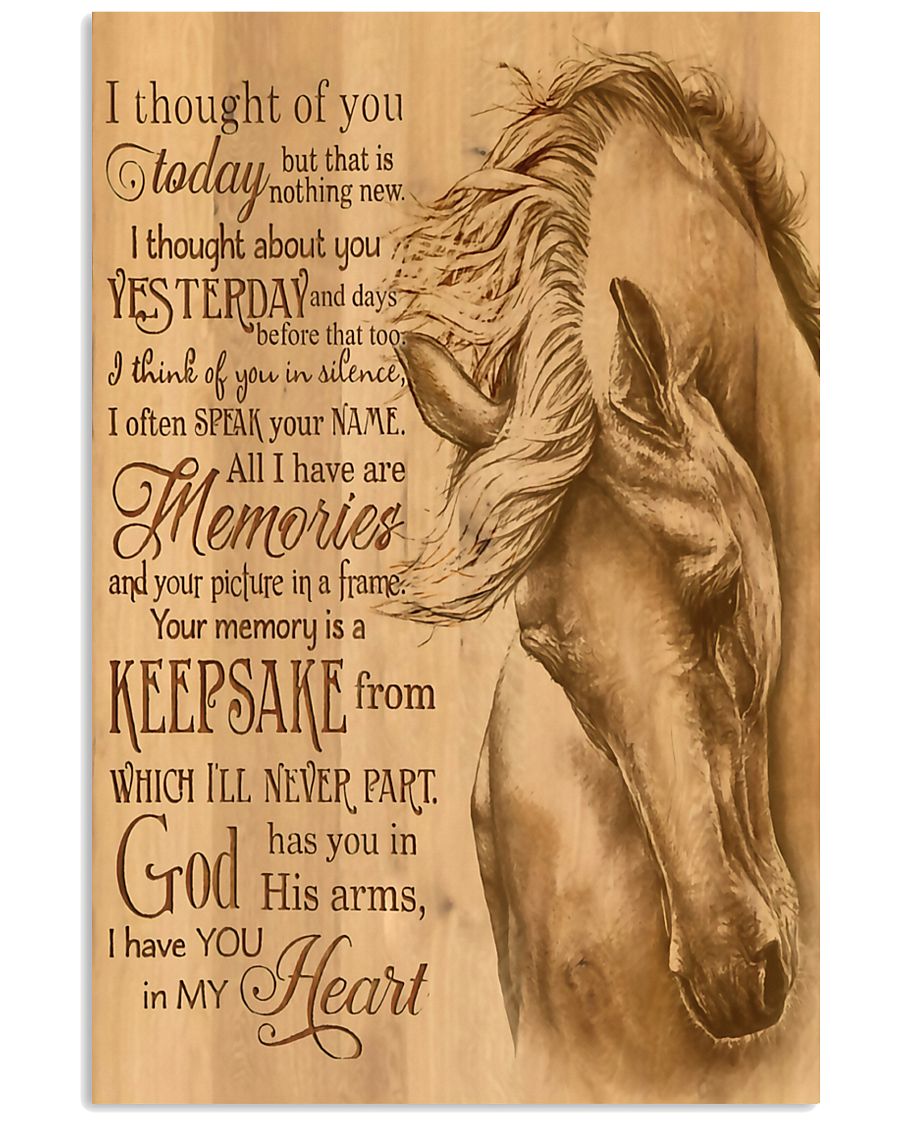 Horse Girl I have you in my heart 11x17 Poster