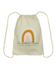 Occupational Therapy Create Motivate Inspire Drawstring Bag tile