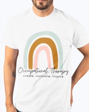 Occupational Therapy Create Motivate Inspire Classic T-Shirt apparel-classic-tshirt-lifestyle-front-96