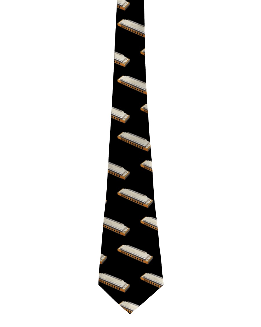 Harmonica Seamless Pattern Tie