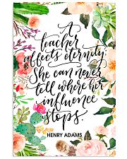 A teacher affects eternity 11x17 Poster front