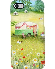 Camping Paradise With Daisy And Butterfly Phone Case i-phone-7-case