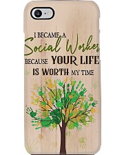 Social Worker Your life is worth my time Phone Case i-phone-7-case
