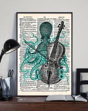 Octopus playing cello 11x17 Poster lifestyle-poster-2