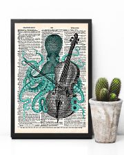 Octopus playing cello 11x17 Poster lifestyle-poster-8