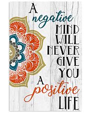 Yoga Negative mind never give you positive life 11x17 Poster front