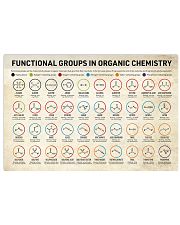 Chemistry Functional Groups 17x11 Poster front