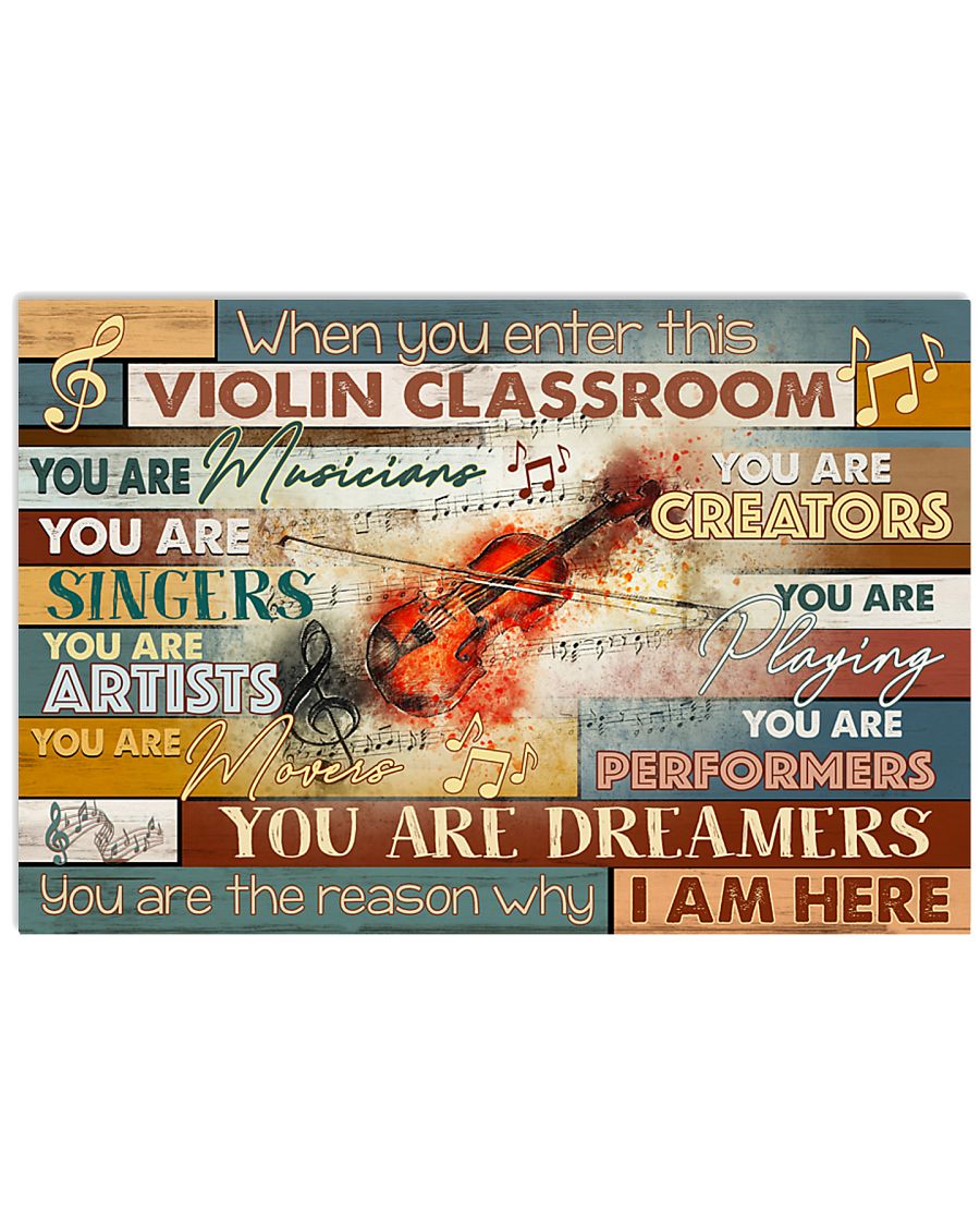 In This Violin Classroom 17x11 Poster