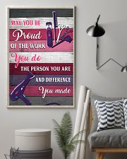 Hairdresser May You Be Proud Of The Work You Do 11x17 Poster lifestyle-poster-1
