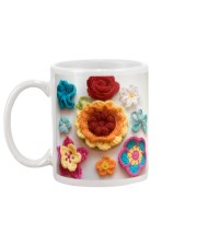 Crochet and Knitting Flowers Mug back