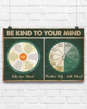 Social Worker Be Kind To Your Mind 17x11 Poster aos-poster-landscape-17x11-lifestyle-17
