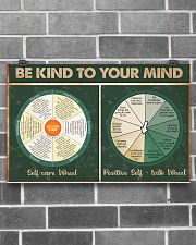 Social Worker Be Kind To Your Mind 17x11 Poster poster-landscape-17x11-lifestyle-18